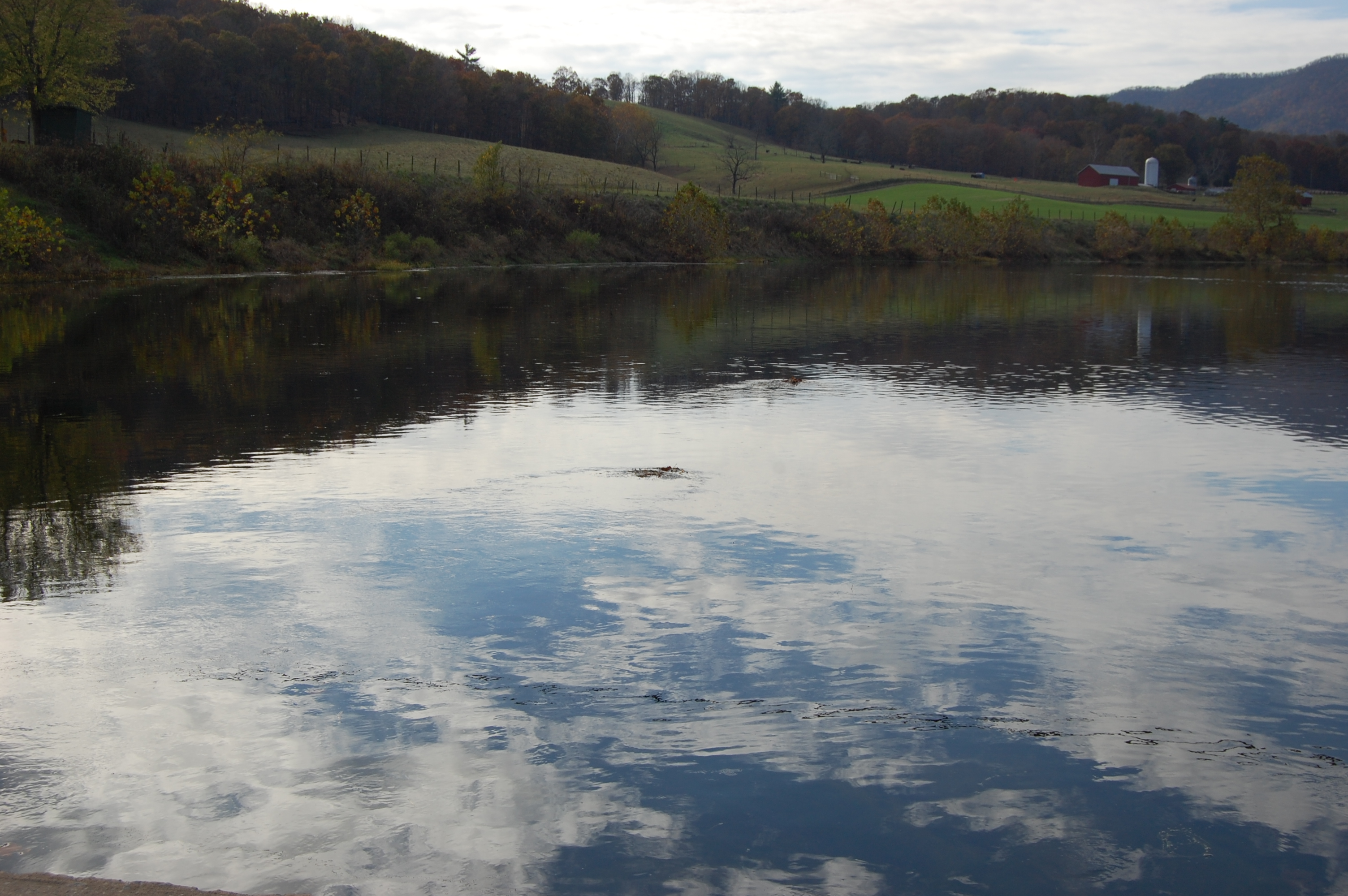 Clouds Reflected: Photo by Sharon Burtner